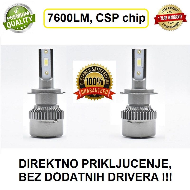 HB4-9006 SET CSP chip 7600LM - ZA SREDNJE-DUGO-MAGLENKU Beograd Zemun